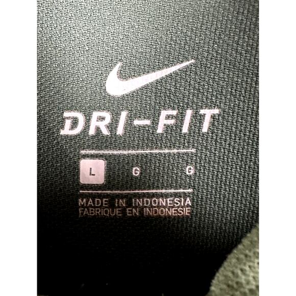 Nike Baylor‎ Bears Sideline Polo Shirt Green Gold 34418X-BX1 Mens Large NCAA EUC - Picture 5 of 8